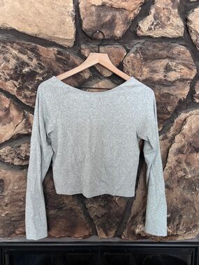 Aerie Long-Sleeve Boatneck Top